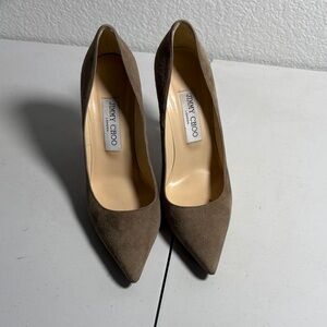 Jimmy Choo Brown Suede Heels